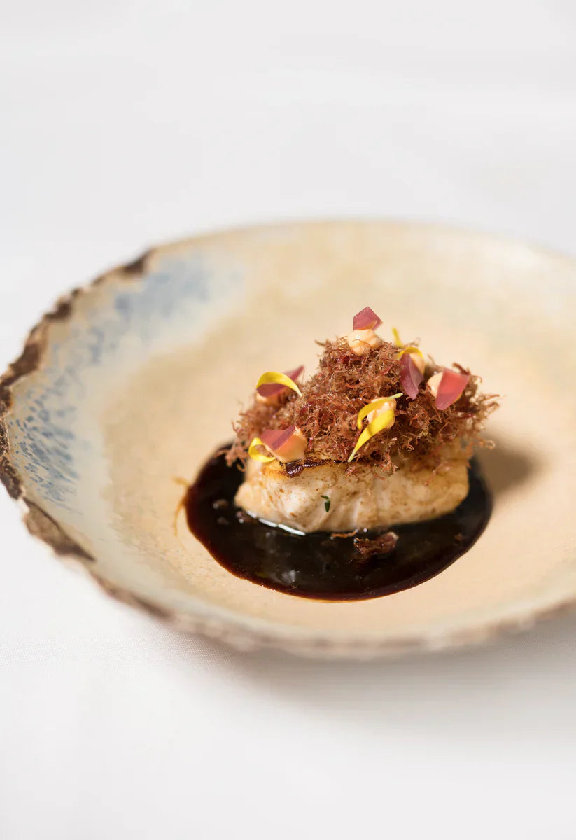 Zeewolf met krokante sukade