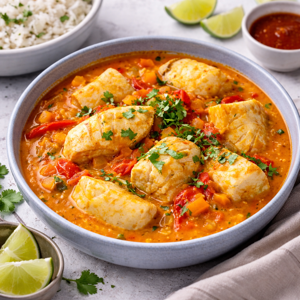 Braziliaanse Visstoofpot (Moqueca)