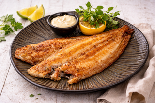 Sliptong krokant gebakken met citroen & remouladesaus