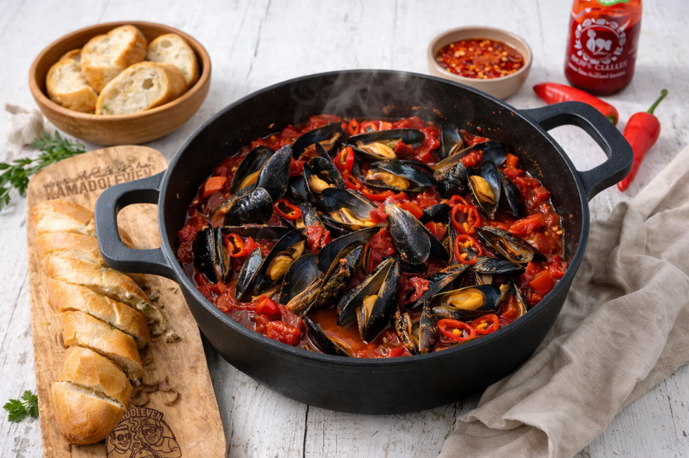 Mosselen Hot & Spicy