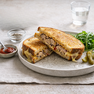 Pittige Gerookte Makreel Tosti