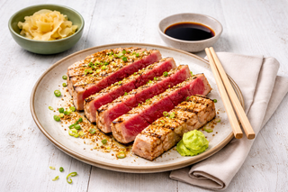 Tonijnsteak op Japanse wijze BBQ