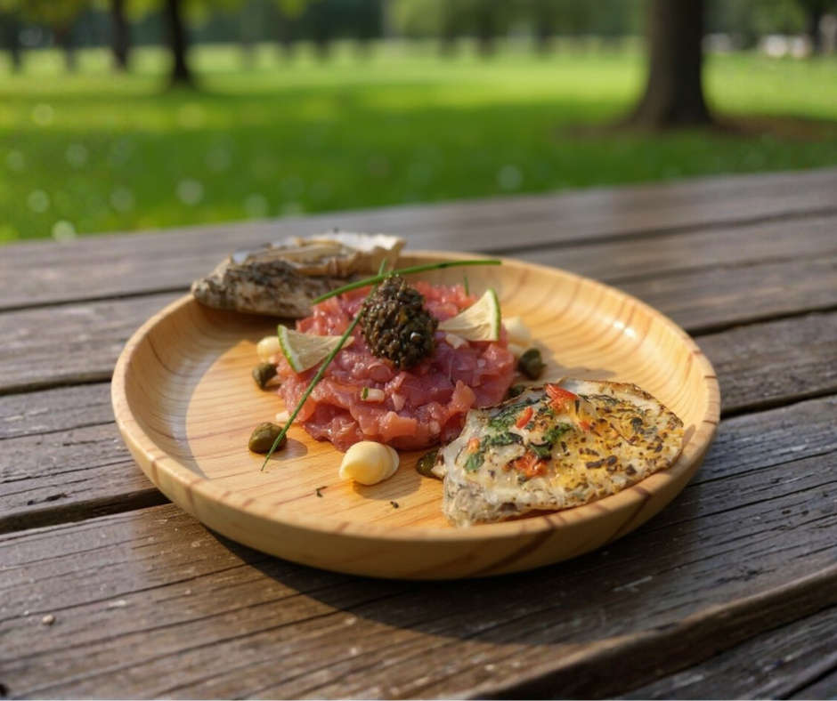 Tonijntartaar met Kewpiemayo & kaviaar