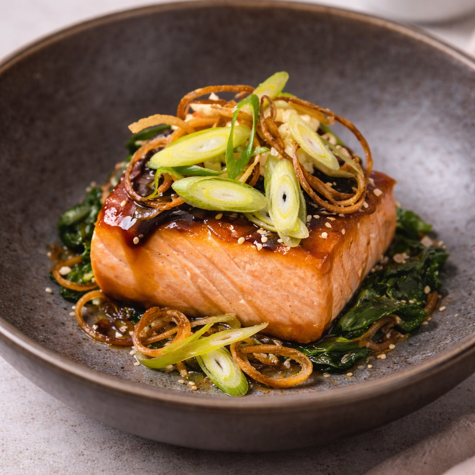 Zalm met miso