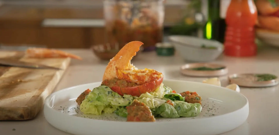 Kreeft, haal het restaurant in huis